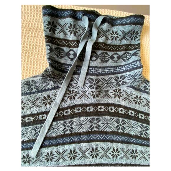Chaps‎ Fair Isle Cowl Neck Sweater Womens L - Picture 8 of 11